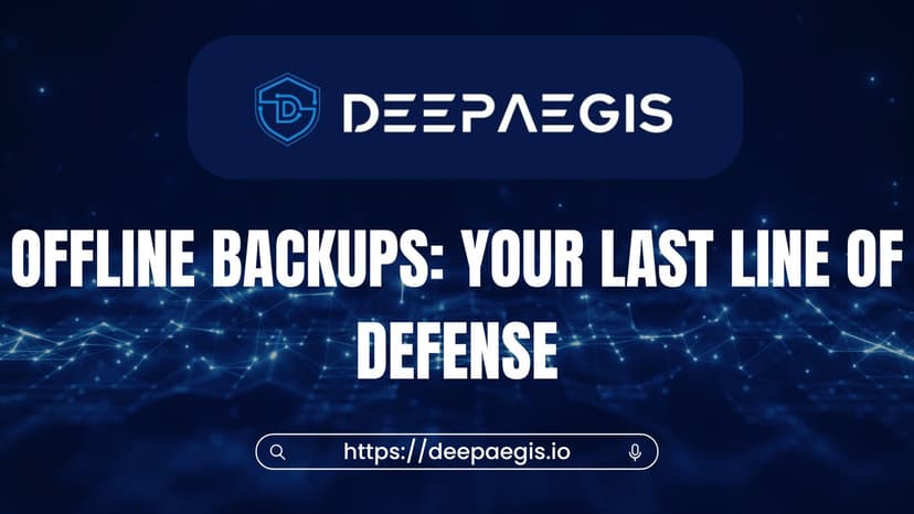 Offline Backups: Your Last Line of Defense